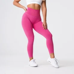 Fuchsia Curve Seamless Leggings -NVGTN Store DSC06040