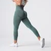 Forest Green Curve Seamless Leggings -NVGTN Store DSC06050