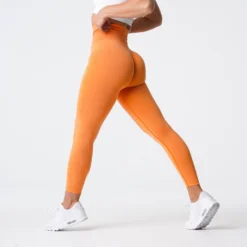 Sunset Orange NV Seamless Leggings -NVGTN Store DSC06099