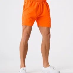 Orange Flex Shorts 8 Orange Flex Shorts -NVGTN Store DSC06388