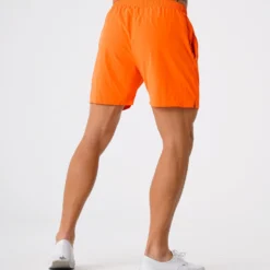 Orange Flex Shorts 9 Orange Flex Shorts -NVGTN Store DSC06389
