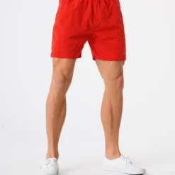 Red Flex Shorts -NVGTN Store DSC06393