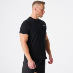 Black Pulse Fitted Tee -NVGTN Store DSC06519