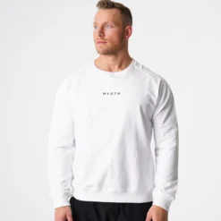 White Crew Neck Sweatshirt