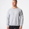 Grey Crew Neck Sweatshirt -NVGTN Store DSC06608