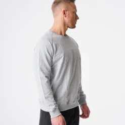 Grey Crew Neck Sweatshirt 8 Grey Crew Neck Sweatshirt -NVGTN Store DSC06616