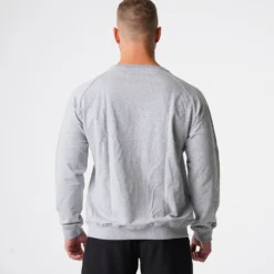 Grey Crew Neck Sweatshirt 9 Grey Crew Neck Sweatshirt -NVGTN Store DSC06618