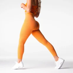 Burnt Orange Lift Seamless Leggings -NVGTN Store DSC06665