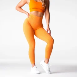 Burnt Orange Lift Seamless Leggings -NVGTN Store DSC06666