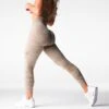 Beige Digital Seamless Leggings