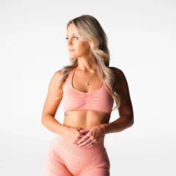 Peach Comeback Seamless Halter Bra