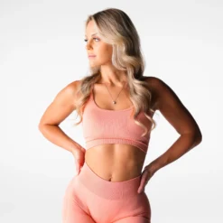 Peach Wander Seamless Bra -NVGTN Store DSC06757