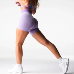 Lilac Knockout Seamless Shorts