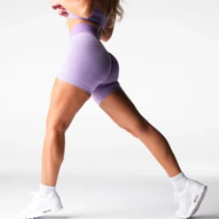 Lilac Knockout Seamless Shorts 8 Lilac Knockout Seamless Shorts -NVGTN Store DSC06779
