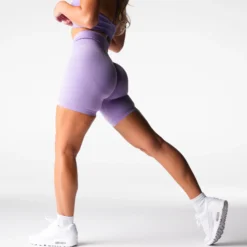 Lilac Biker Shorts