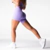 Lilac Zesty Seamless Shorts -NVGTN Store DSC06787