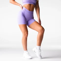 Lilac Zesty Seamless Shorts -NVGTN Store DSC06789