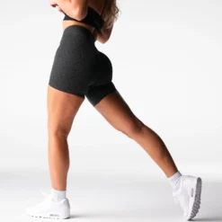 Black Zesty Seamless Shorts