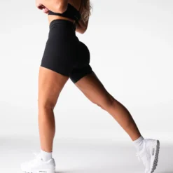 Black Effortless Shorts