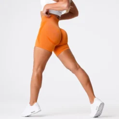 Burnt Orange Contour Seamless Shorts