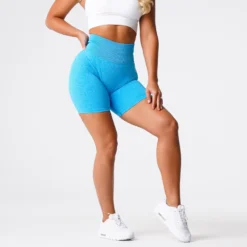 Caribbean Scrunch Seamless Shorts 8 Caribbean Scrunch Seamless Shorts -NVGTN Store DSC06842