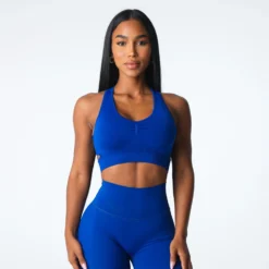 Sapphire Blue Rise Seamless Bra