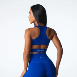 Sapphire Blue Rise Seamless Bra -NVGTN Store DSC06890 c8b11616 423a 4bb0 926a 32fd428af1df