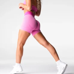 Bubble Gum Pink Knockout Seamless Shorts -NVGTN Store DSC06910