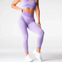 Lilac Knockout Seamless Leggings -NVGTN Store DSC06916