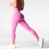 Bubble Gum Pink Figure Seamless Leggings