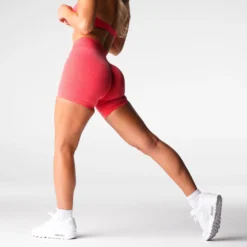 Candy Apple Mid Rise Pro Seamless Shorts