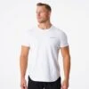 White Pulse Fitted Tee -NVGTN Store DSC06961 2