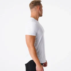 White Pulse Fitted Tee -NVGTN Store DSC06963 2