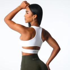 White Rise Seamless Bra -NVGTN Store DSC06973