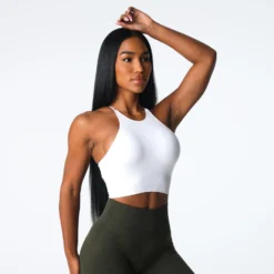 White Embrace Seamless Bra -NVGTN Store DSC06985