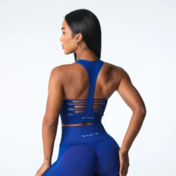 Azure Blue Resilience Seamless Bra -NVGTN Store DSC07070