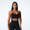 Black Cascade Seamless Bra -NVGTN Store DSC07132