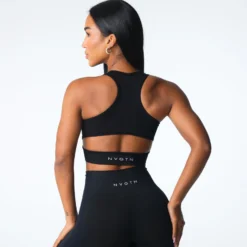 Black Rise Seamless Bra -NVGTN Store DSC07144