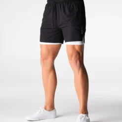 Black Voyager Shorts