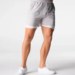 Light Grey Voyager Shorts -NVGTN Store DSC07279