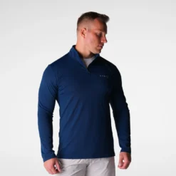 Navy Skyline Quarter Zip -NVGTN Store DSC07291