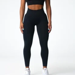 Black Performance Seamless Leggings -NVGTN Store DSC07313