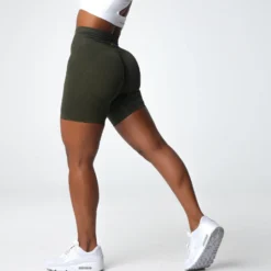 Olive Contour 2.0 Seamless Shorts