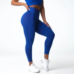 Azure Blue Shape Seamless Leggings -NVGTN Store DSC07400