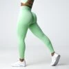 Pistachio Scrunch Seamless Leggings -NVGTN Store DSC07463