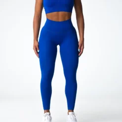 Sapphire Blue Signature 2.0 Leggings -NVGTN Store DSC07556