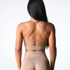 Beige Cascade Seamless Bra