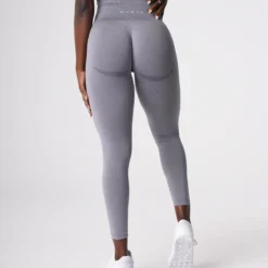 Grey Curve Seamless Leggings -NVGTN Store DSC07855