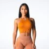 Terracotta Embrace Seamless Bra -NVGTN Store DSC07856