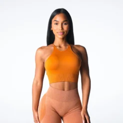 Terracotta Embrace Seamless Bra